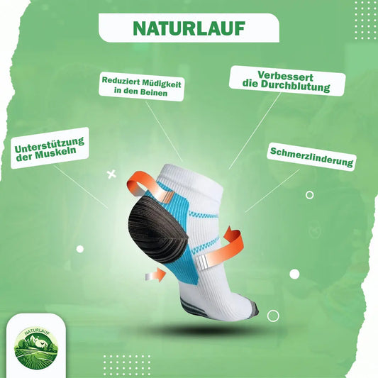 Kompressionssocken Naturlauf